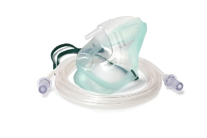 P-Intersurgical EcoLite™ Adult Medium Concentration Oxygen Mask with 2.1m Tube