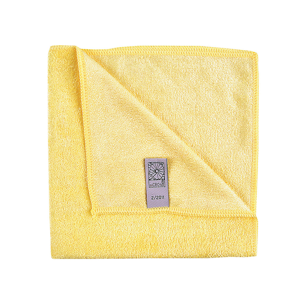 Microfibre Standard Colour Coded Cloth Yellow (pk 10) Cloths