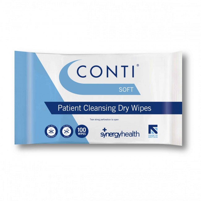 Conti Soft Dry Wipes 32 x 100 [CSW110] Wipes Incontinence Care