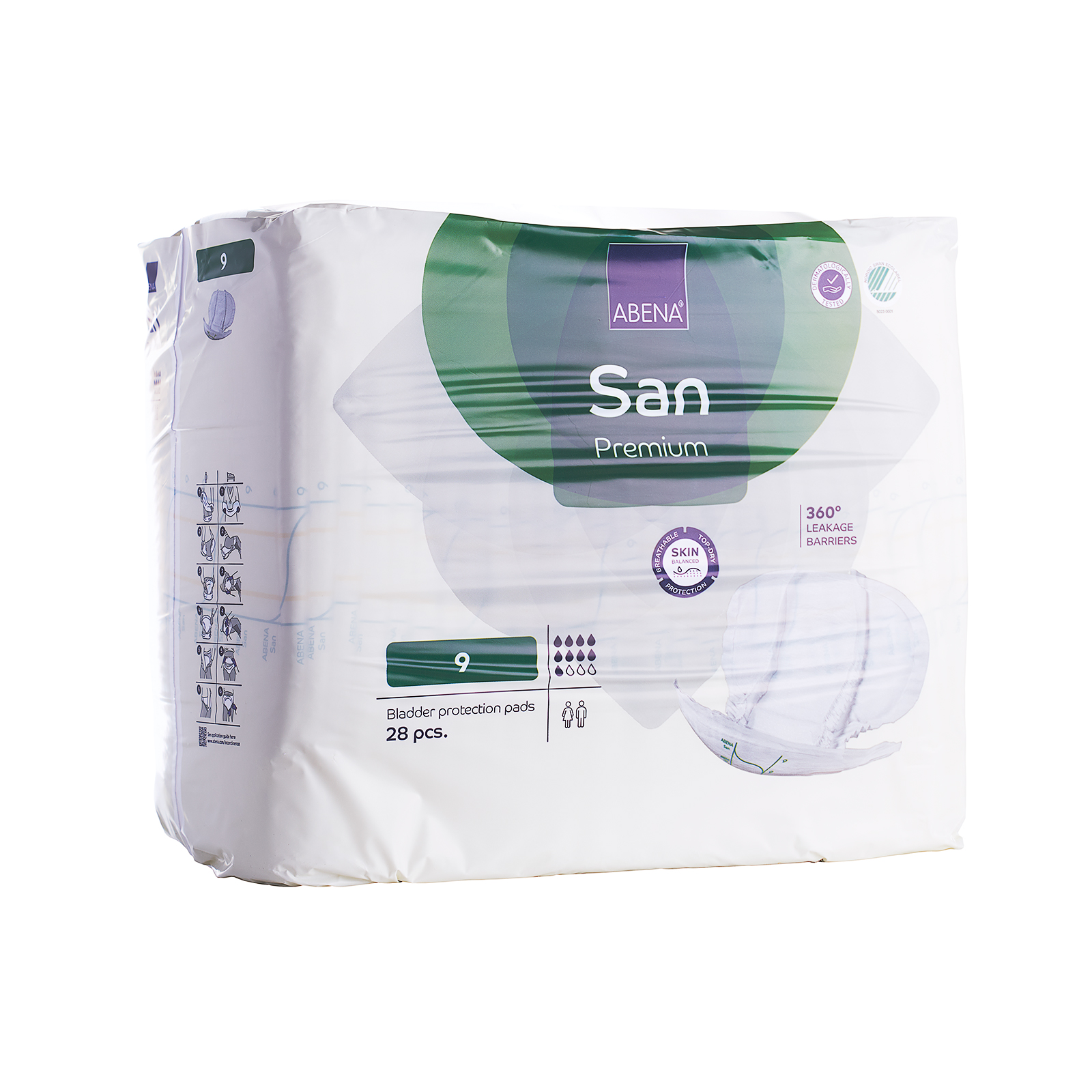 Abena San 9 Premium (Old Code 9384) [1000021311] (pk 28 x 4)