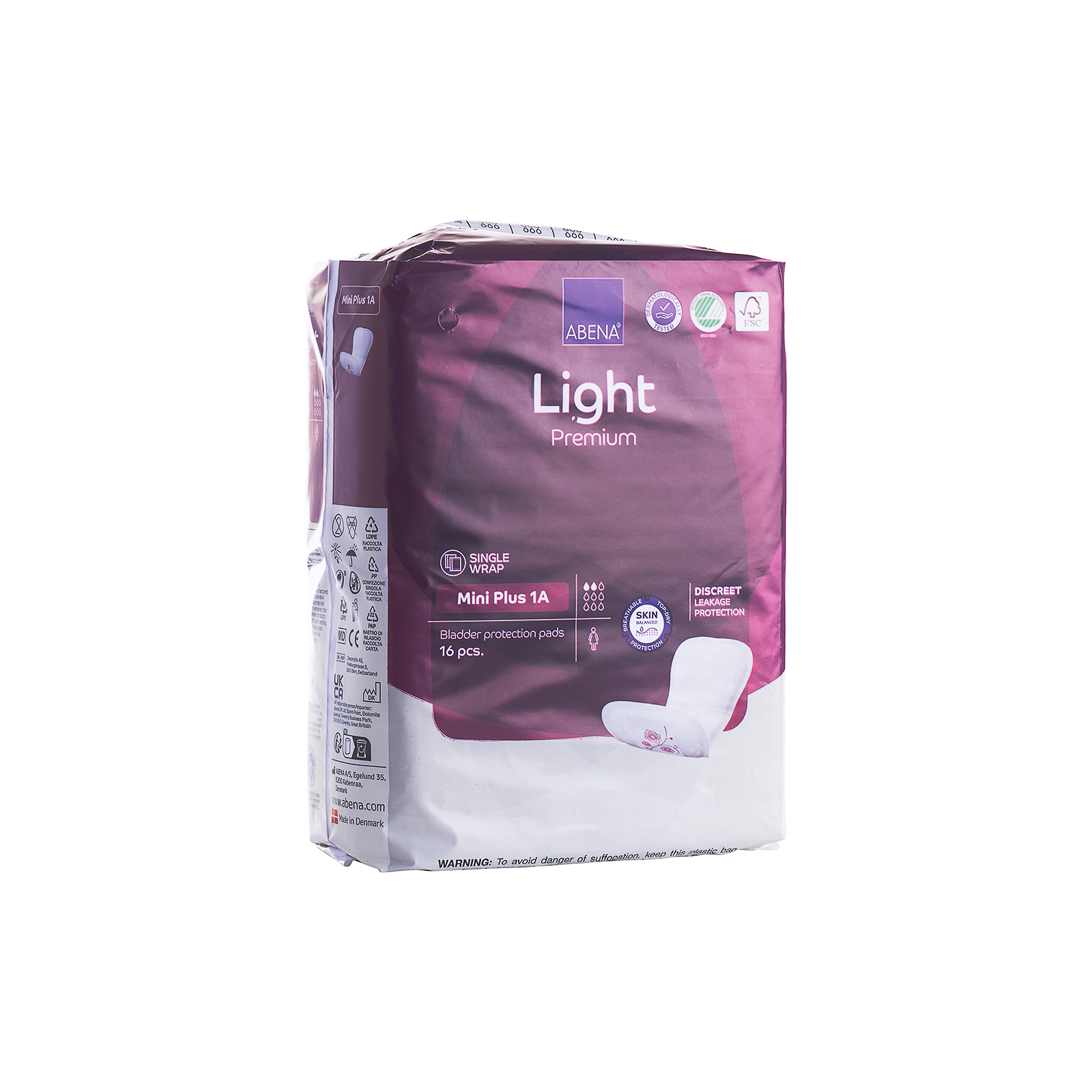 Abena Light Mini Plus 1A [1000021338] (pk 16 x 16)