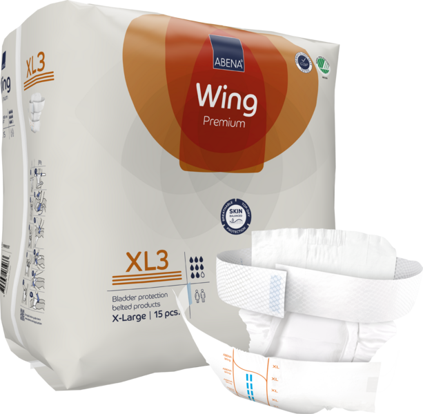 Abena Wing Belted Product XL3 White Premium (pk 15 x 4)