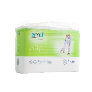 AMD Slip Medium Super Diaper (pk 20 x 4) Green