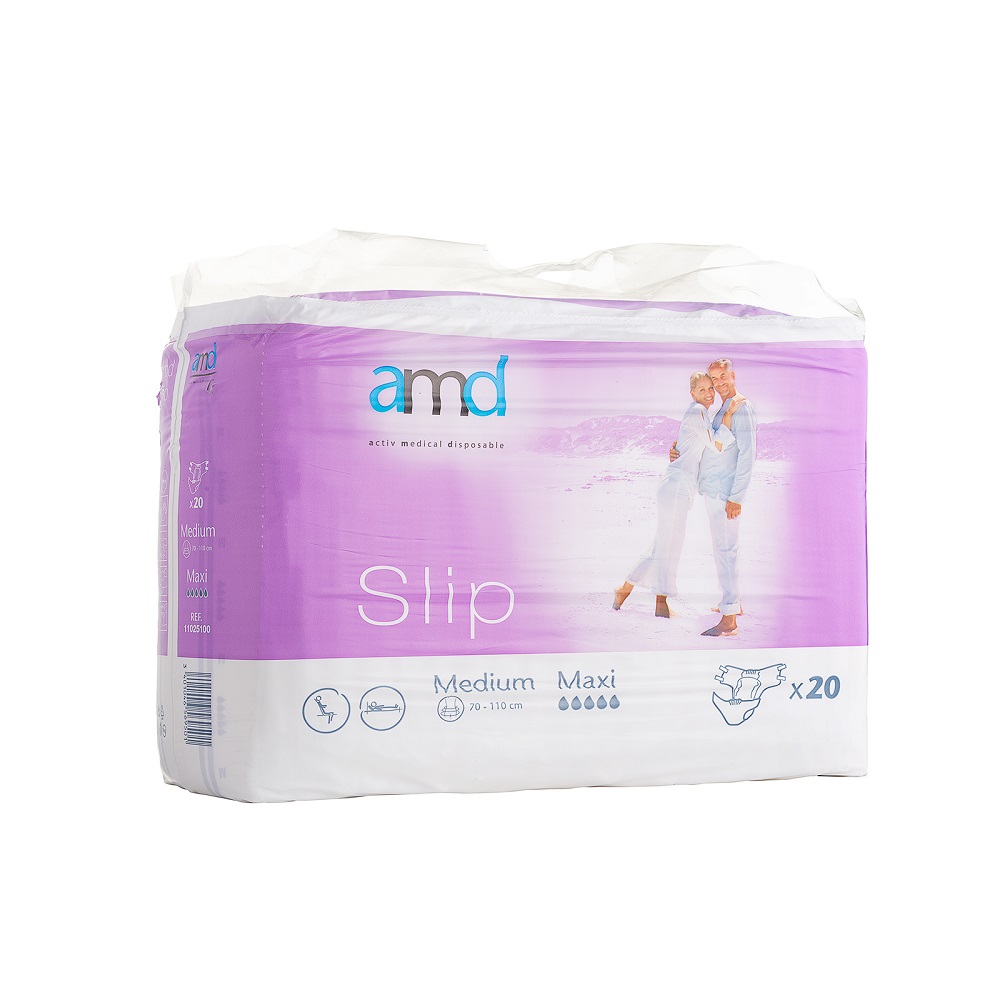 AMD Slip Small Maxi Diaper (pk 20 x 4)