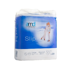 AMD Slip Medium Normal Diaper (pk 20 x 4)