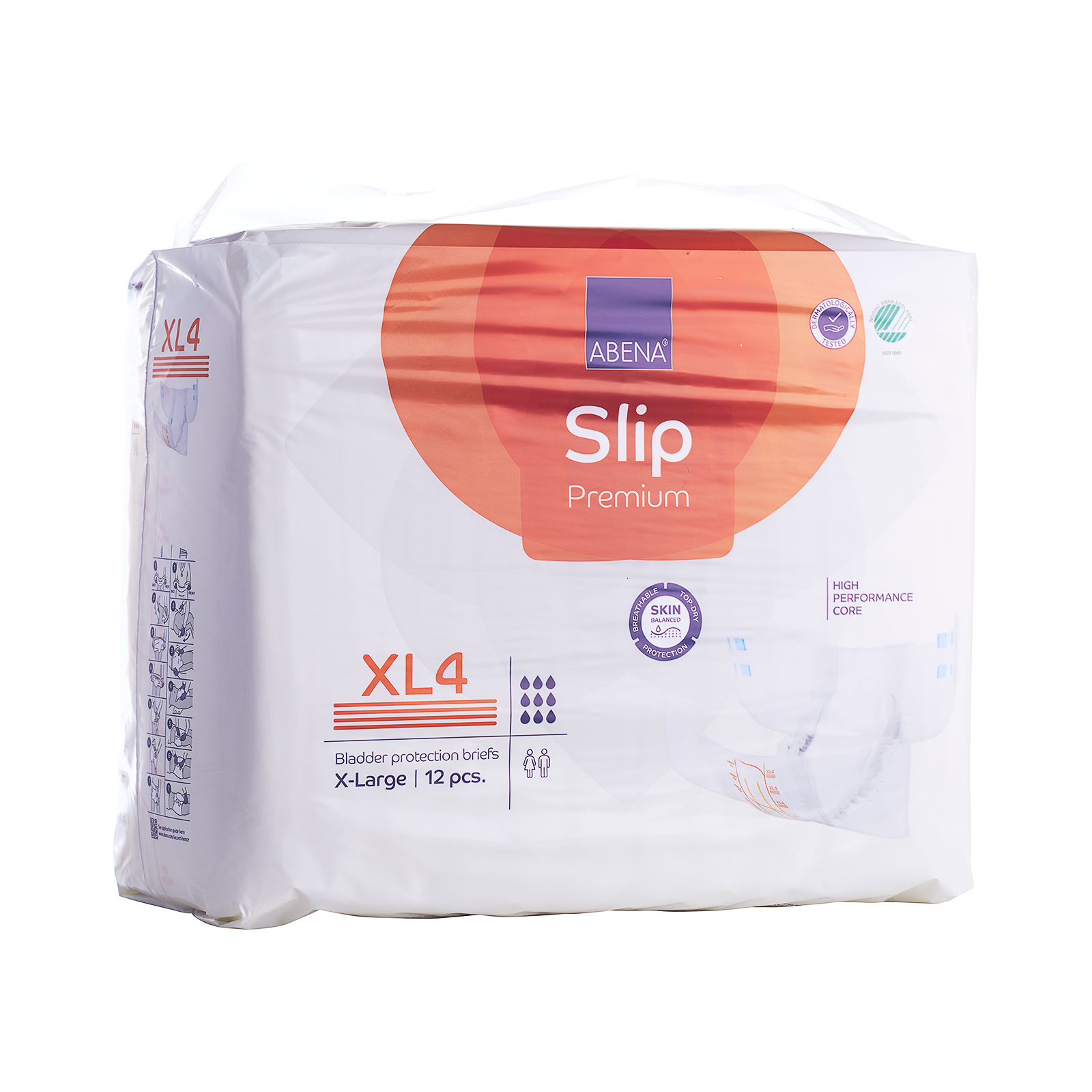 Abena Slip XL4 XLarge Premium (Old 43071) [1000021294] (pk 12 x 4)