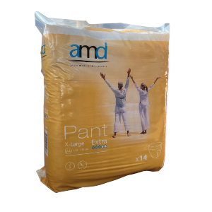 AMD Pant X Large Extra Pull Ups (14 x 6) Yellow