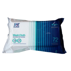 S&E Wash Cloth Dry MACERATOR wipes (30 x 72)