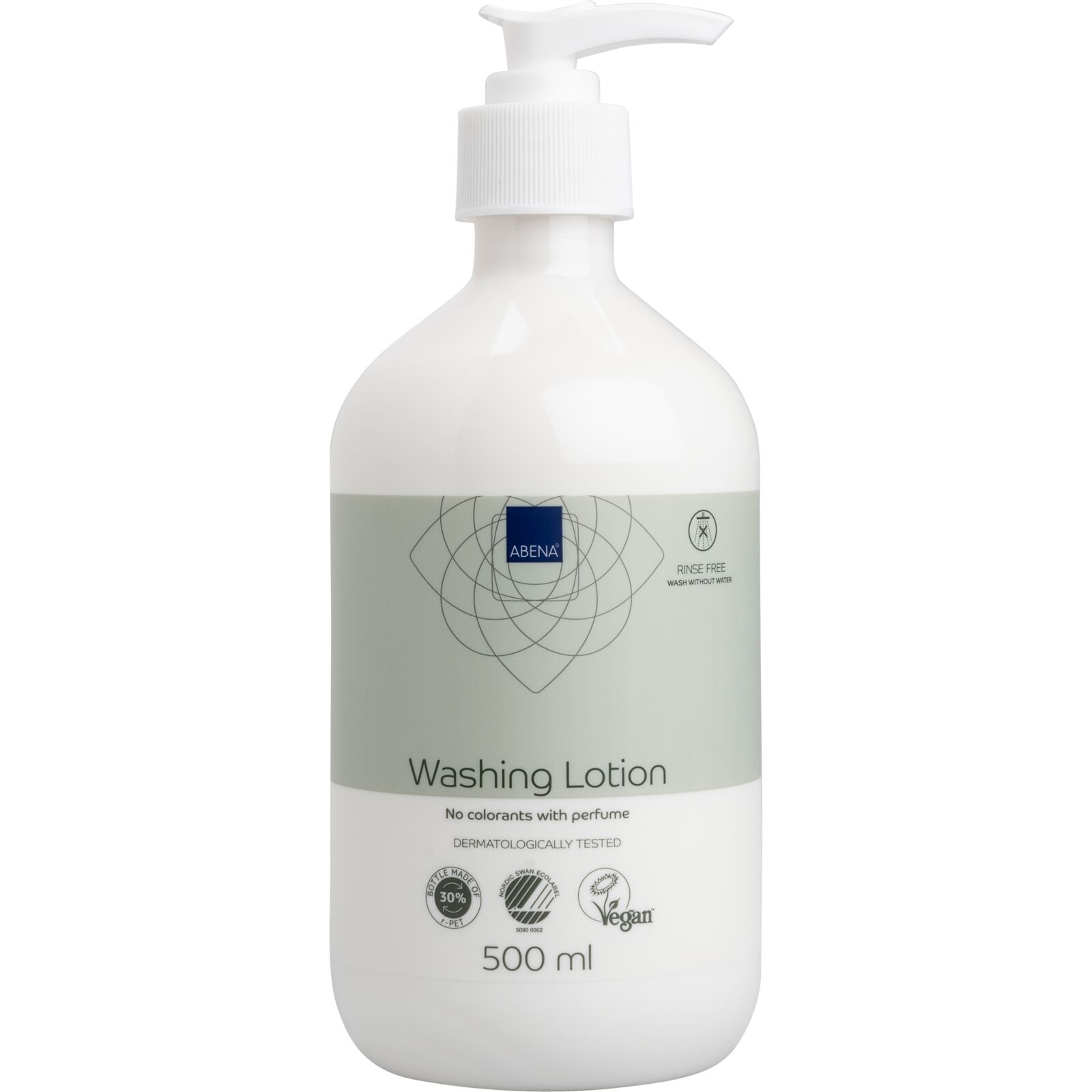 Abena Wash Lotion - Mildly Perfumed (pk 500ml x 6) [6657]