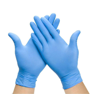 Powderfree Blue Vinyl Gloves - Small (pk 10 x 100)