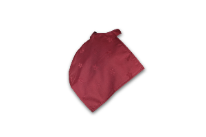 Napkin Style Dignified Adult Clothing Protector - Burgundy