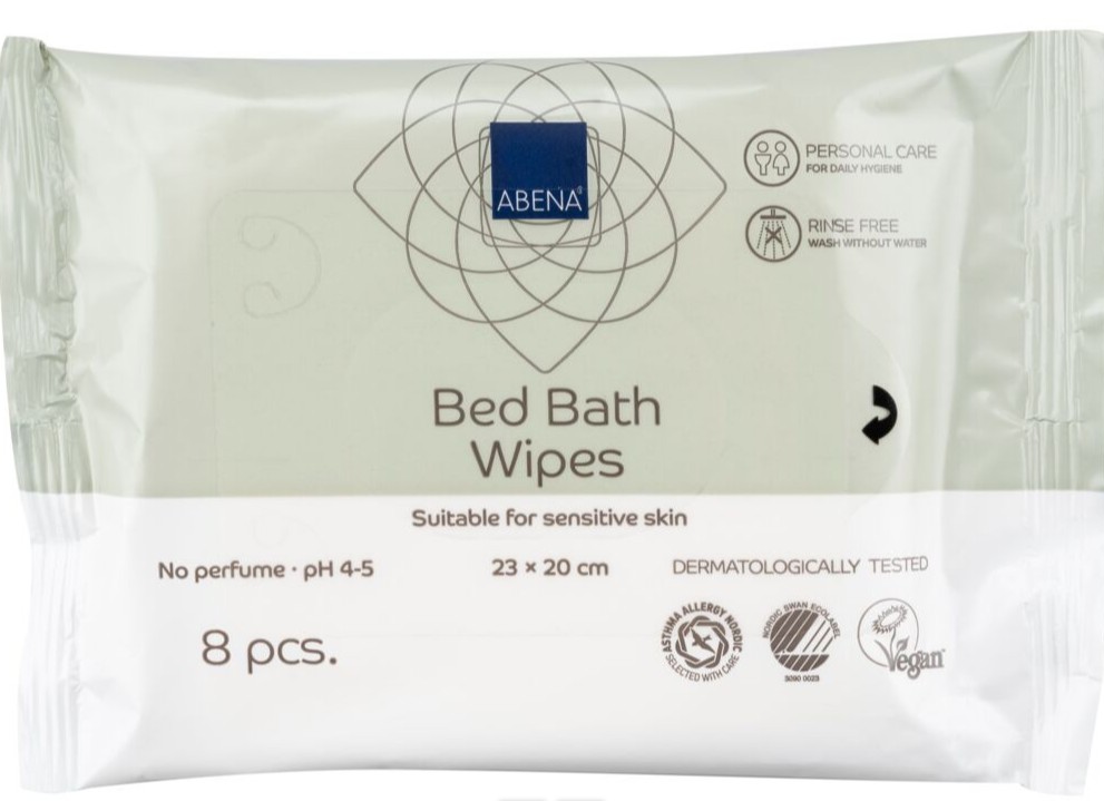 Abena Bed Bath Wipes [491918] (pk 8)