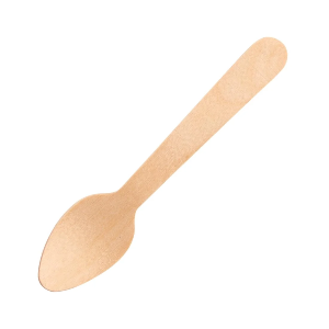 Fiesta Birch Wooden Teaspoon 110mm Pack of 100 (DK398)