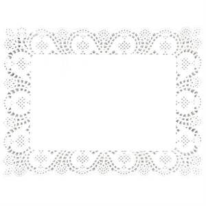Olympia Rectangular Paper Doilies 400mm (pk 250)