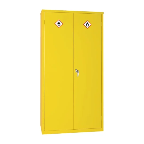 Hazardous Substance Cabinet Double Door Yellow 50L [CD996]