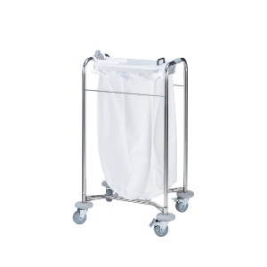 Medipant Econ Soiled Linen Trolley with Lid (White) - 1 bag [Bags sold separately]