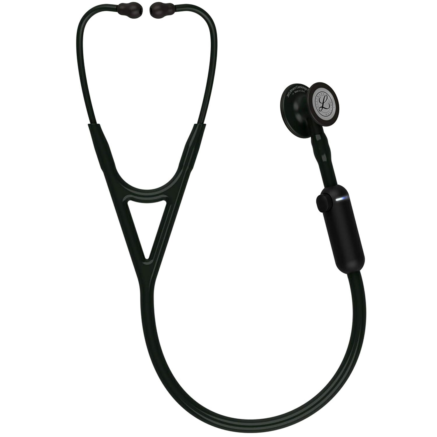 3M Littmann CORE Digital Stethoscope, Black Chestpiece, Tube, Stem and Headset, 69 cm