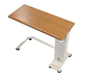 Easi-Riser Overbed Table - Wheelchair Base 91cmW x 38cmD x 74cm - 109cmH, Oak Top [3013]