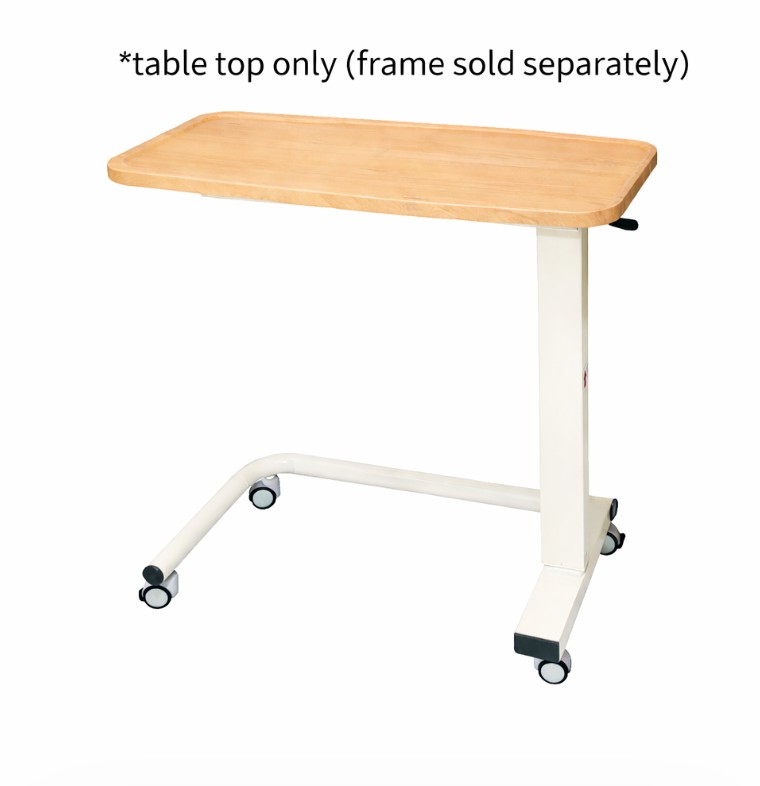 Large 750mm Overbed Table - Wooden Top Only