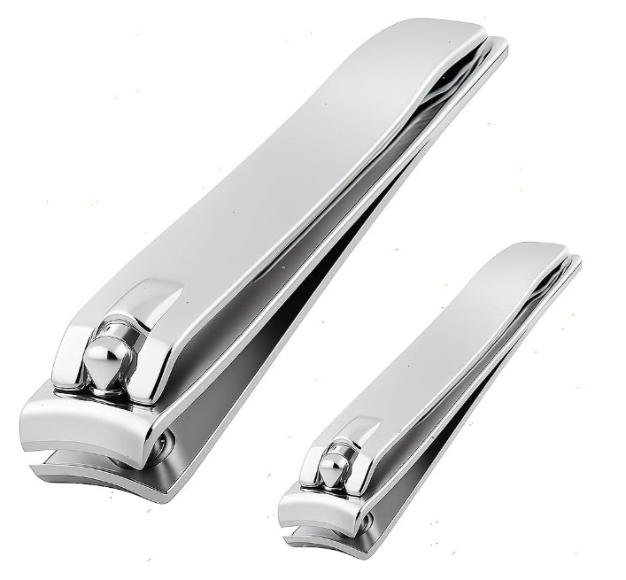 Stainless Nail Clippers Set (pk 2)
