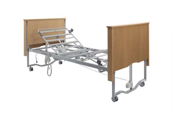 Bradshaw Low Height Community bed in Light Oak (including siderails)
