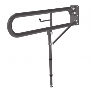 Trombone Style Hinged Grabrail with Leg Support