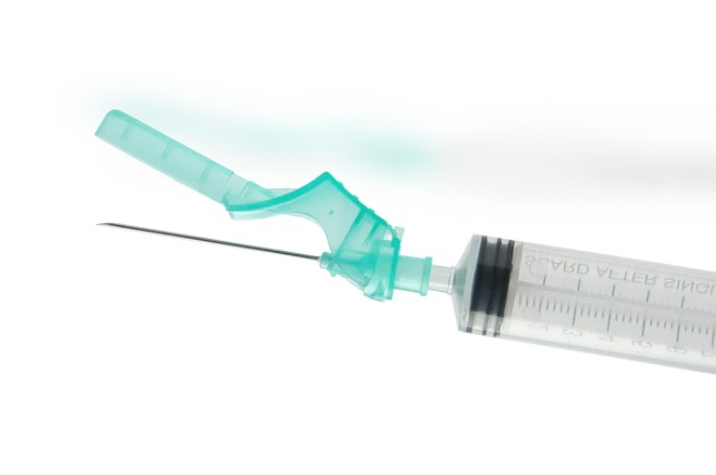 Terumo AGANI Safety Hypodermic Needle - 30G, Yellow, 0.5