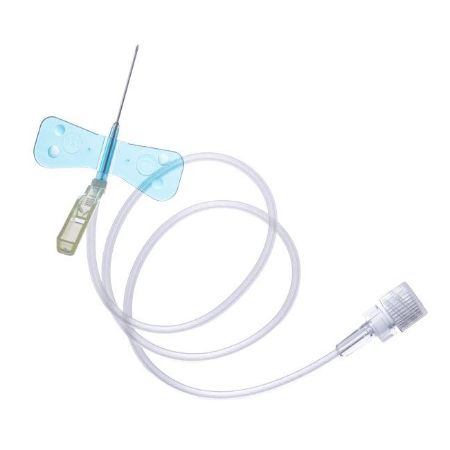 Smith Medical Safe-T-Wing Winged Infusion Set 23G Blue (pk 50)
