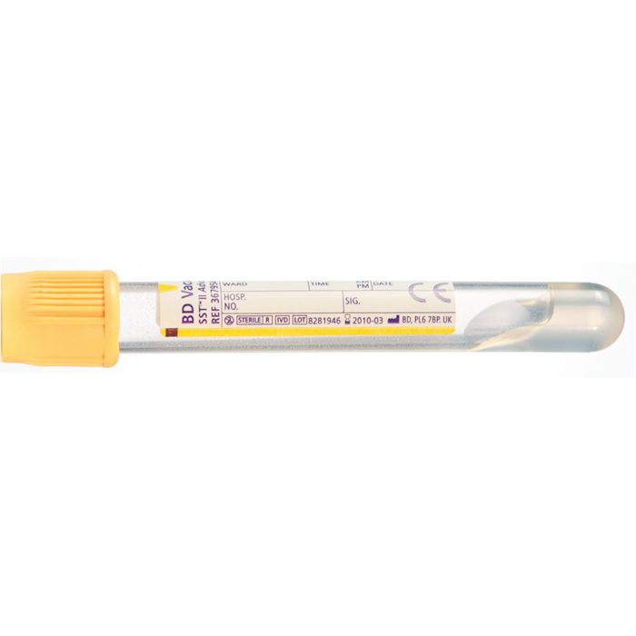 BD Vacutainer® Blood Collection Bottle - Yellow (pk 100) [Ref 367954]