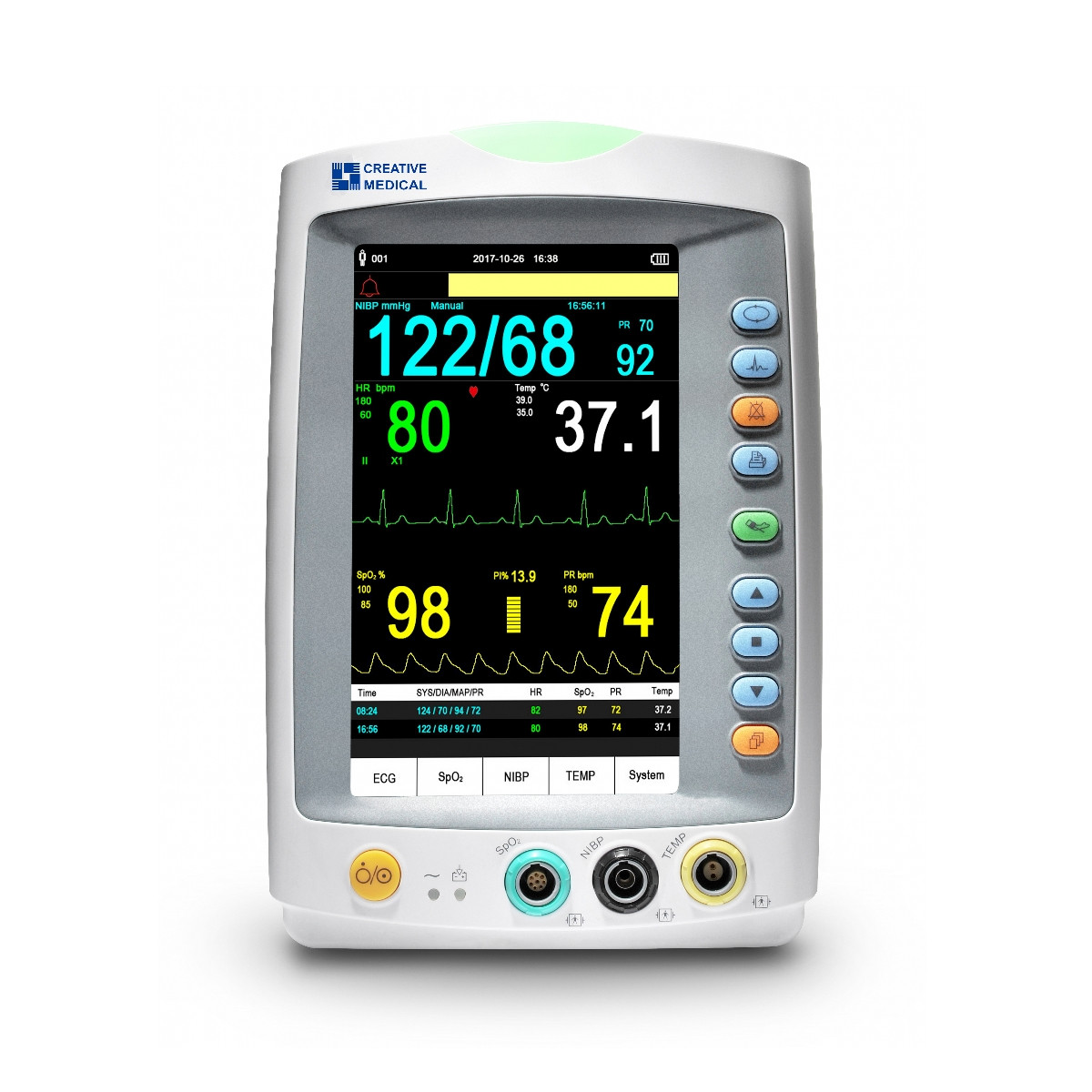 PC-900Pro Vital Signs Monitor - SpO2, PR and NIBP - No Stand 
