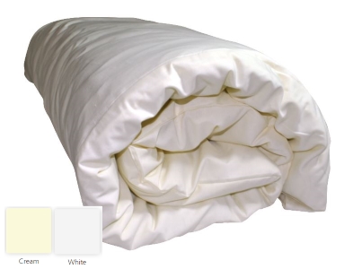 Single Bed Duvet Cover - Cream