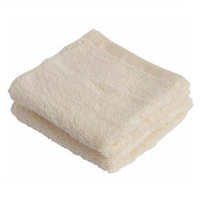 Pastel Face Cloth - Cream (pk 6)