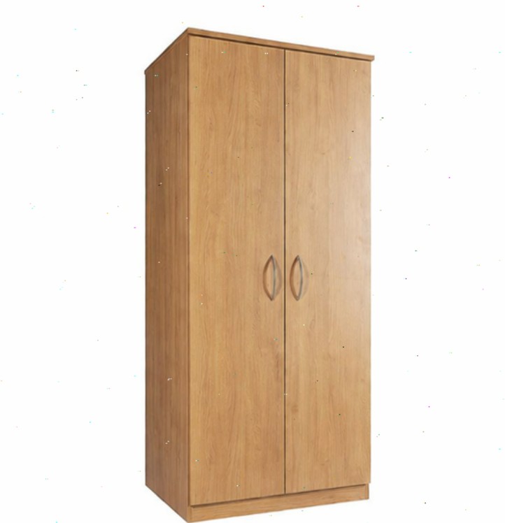 Coast-Line 2 Door Wardrobe 1782H x 800W x 580D - H3368  Oak