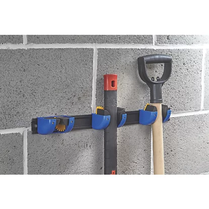 Smith & Locke 3 Tool Hanger Rail Black/Blue 48mm 