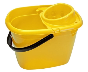 Light Duty Mop Bucket C/W Wringer - Yellow