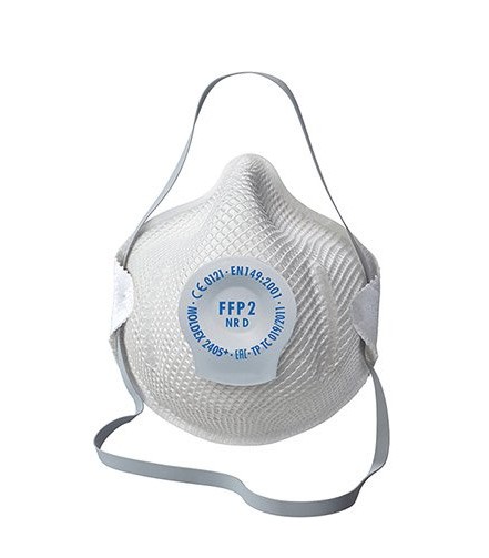 Moldex Face Mask Mist and Fume Valved Respirator (pk 20)