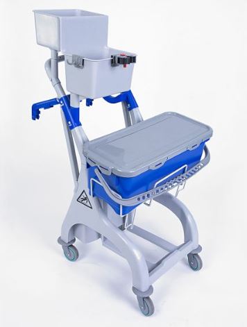 Quick Response Trolley for Pre-soak Mopping - Blue 