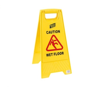 Cleaning in Progress/Wet Floor 'A' Sign