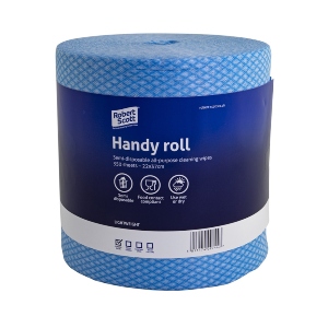 Handy Roll 350 Sheet (22cm x 37cm) (pk2) - Blue