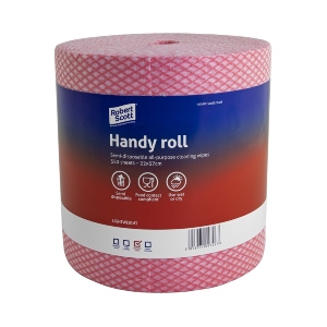 Handy Roll 350 Sheet (22cm x 37cm) (pk2) - Red