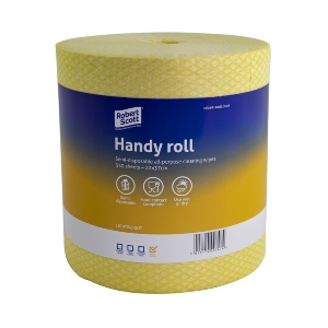 Handy Roll 350 Sheet (22cm x 37cm) (pk2) - Yellow