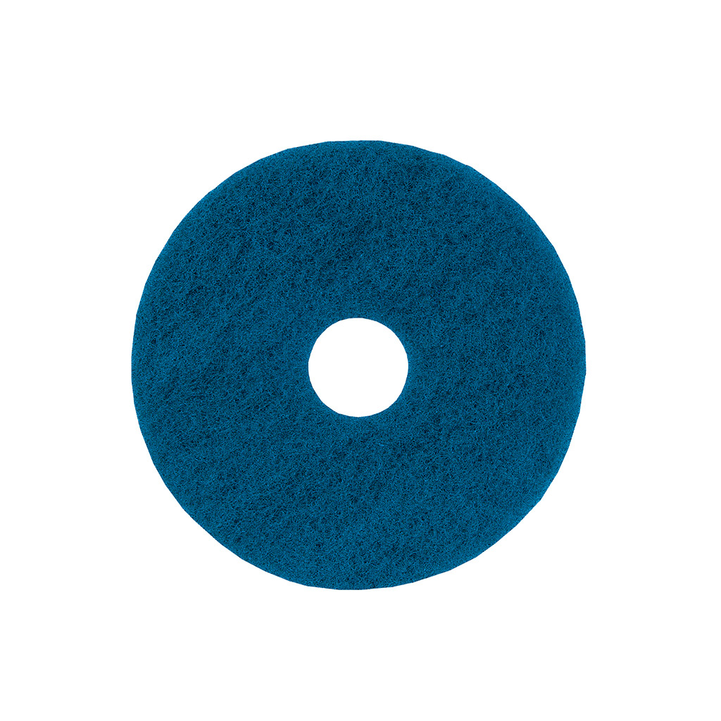 Floor Buffer Pads - 14inch Blue - 5pk