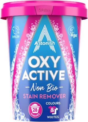 Astonish Oxy Active Non Bio Stain Remover 825g