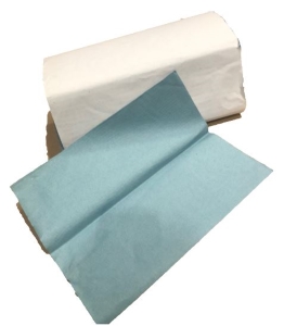 1 ply Interfold Hand Towel - Blue (pk 3600)