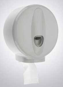 Dolphin PP Mini Jumbo Toilet Roll Dispenser - White