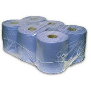 2 Ply Centrefeed - Blue - 500 sheet (pk 6)