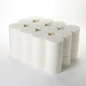 CareTouch 2 Ply White Coreless Compact Toilet Roll (36 x 800 sheets)