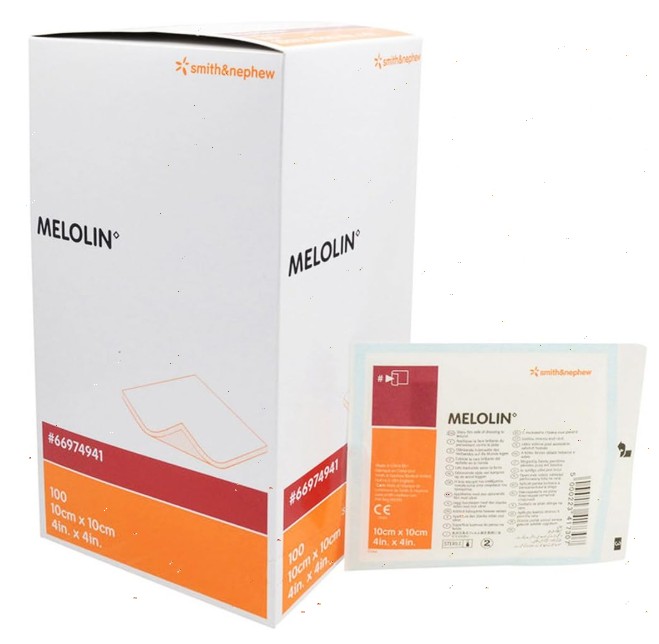 Melolin Low Adherent Absorbent Dressing - 10 cm x 10 cm (pk 100)