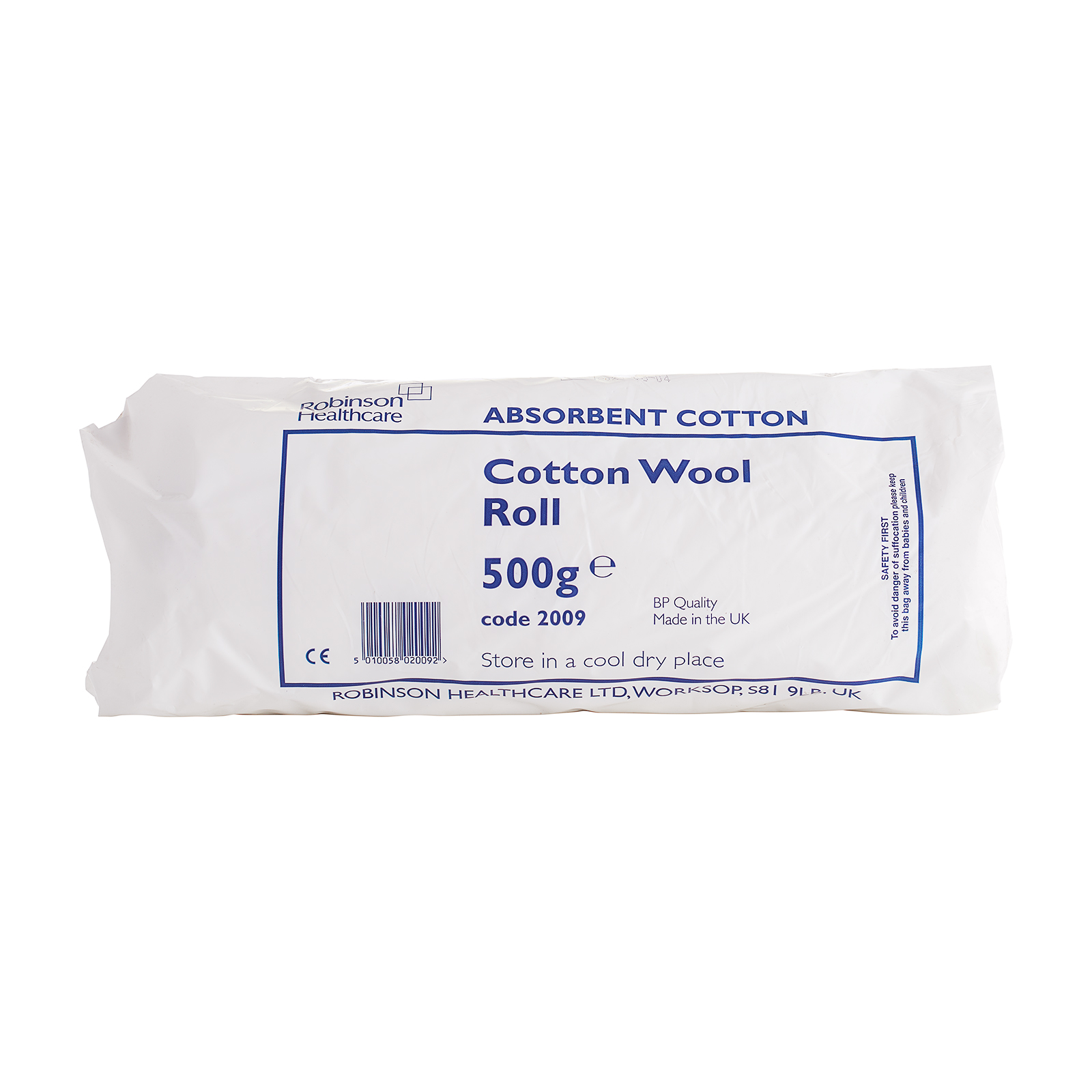 Robinson Cotton Wool Roll ABS BP500g