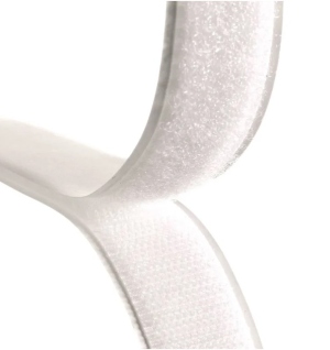 Self-Adhesive hook - 25mm - white 